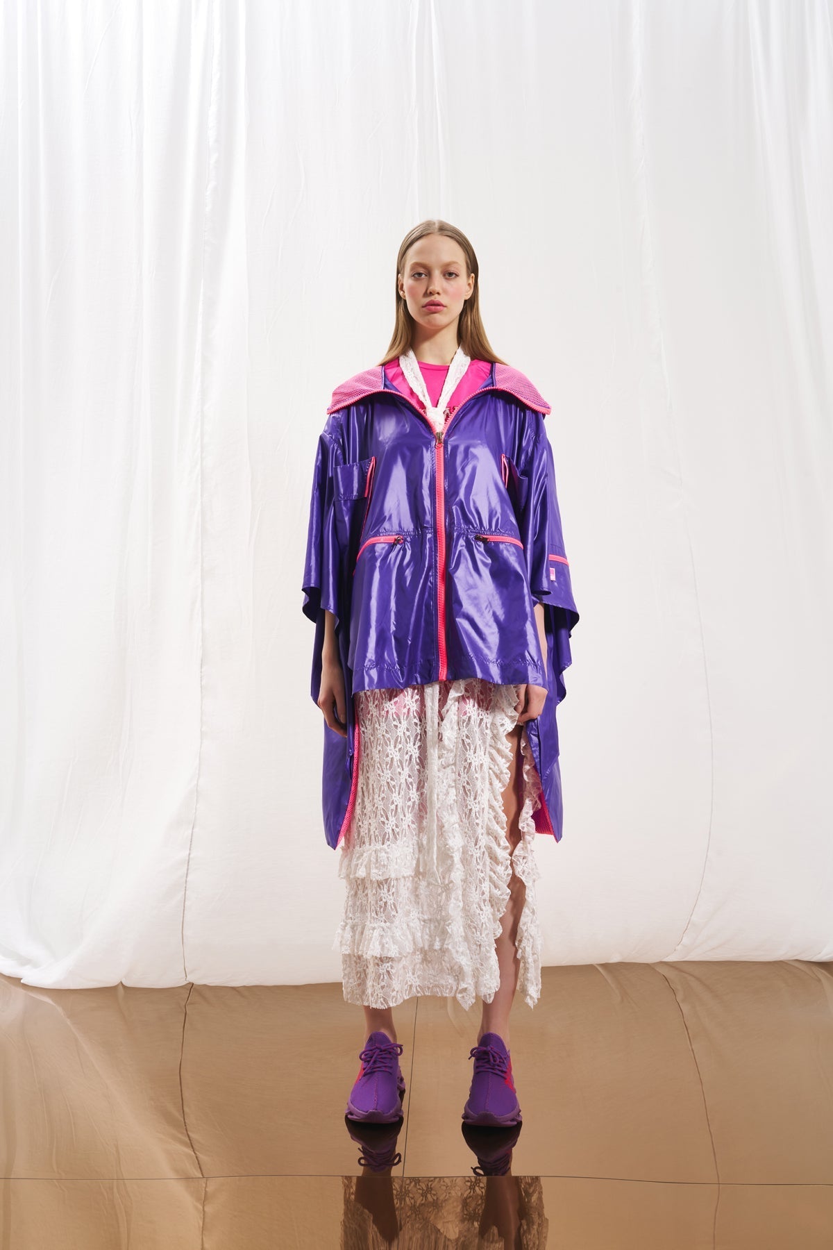 Purple Trench Coat 17327