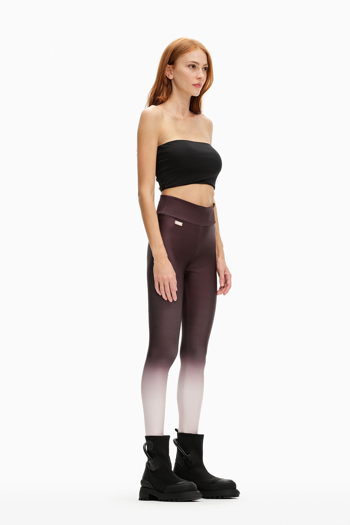Marrone Beige Leggings 10395