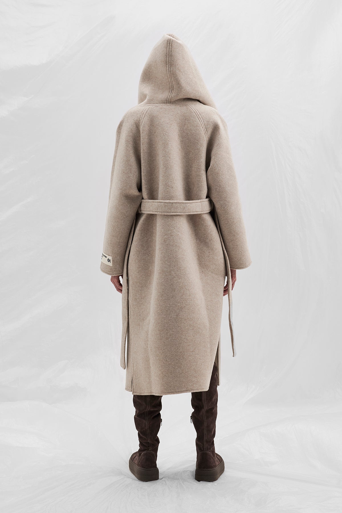 Beige Coat 14168