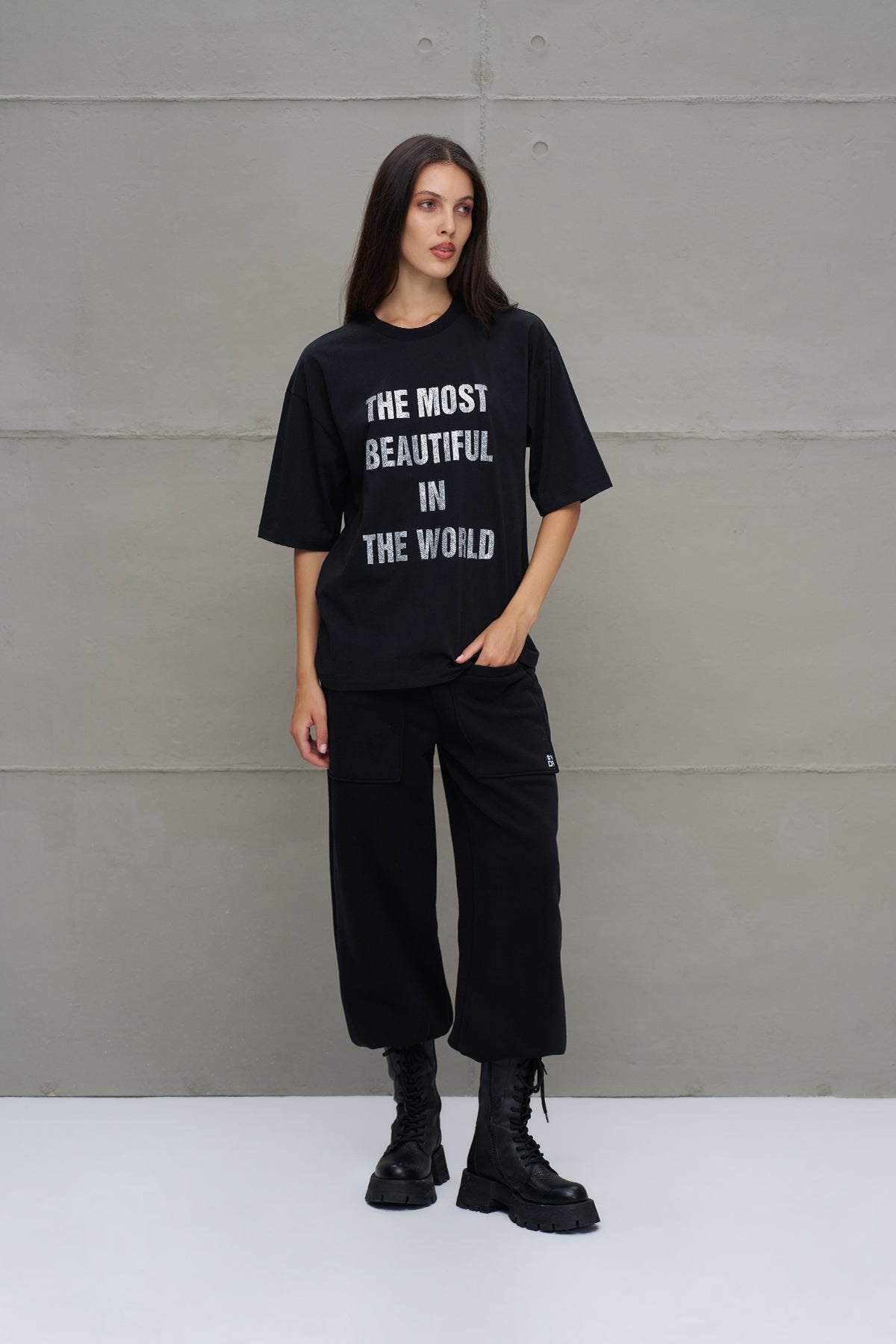 Black Slim Fit Trousers 18020