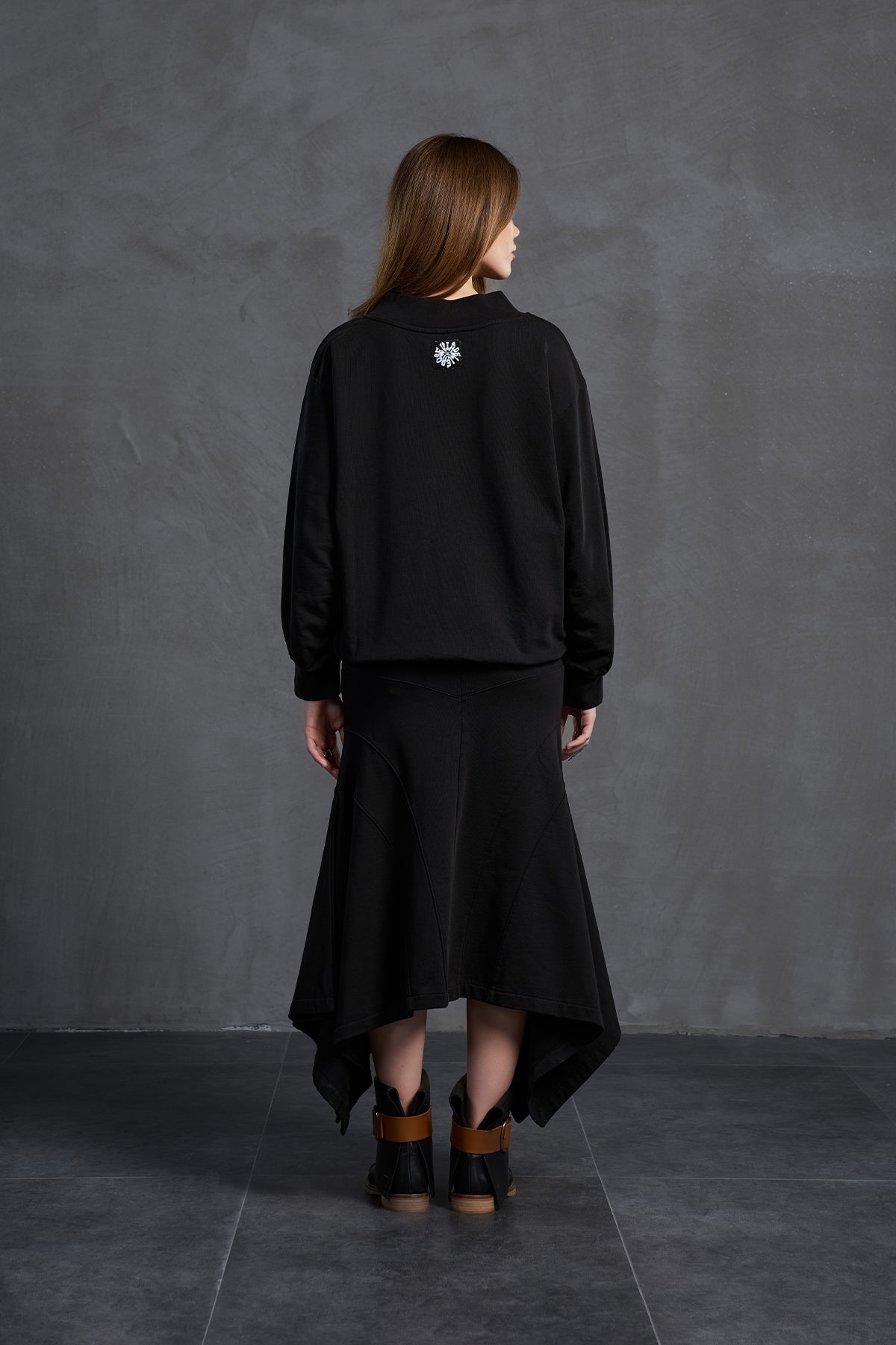 Black Oversized Sweatshirt 18159