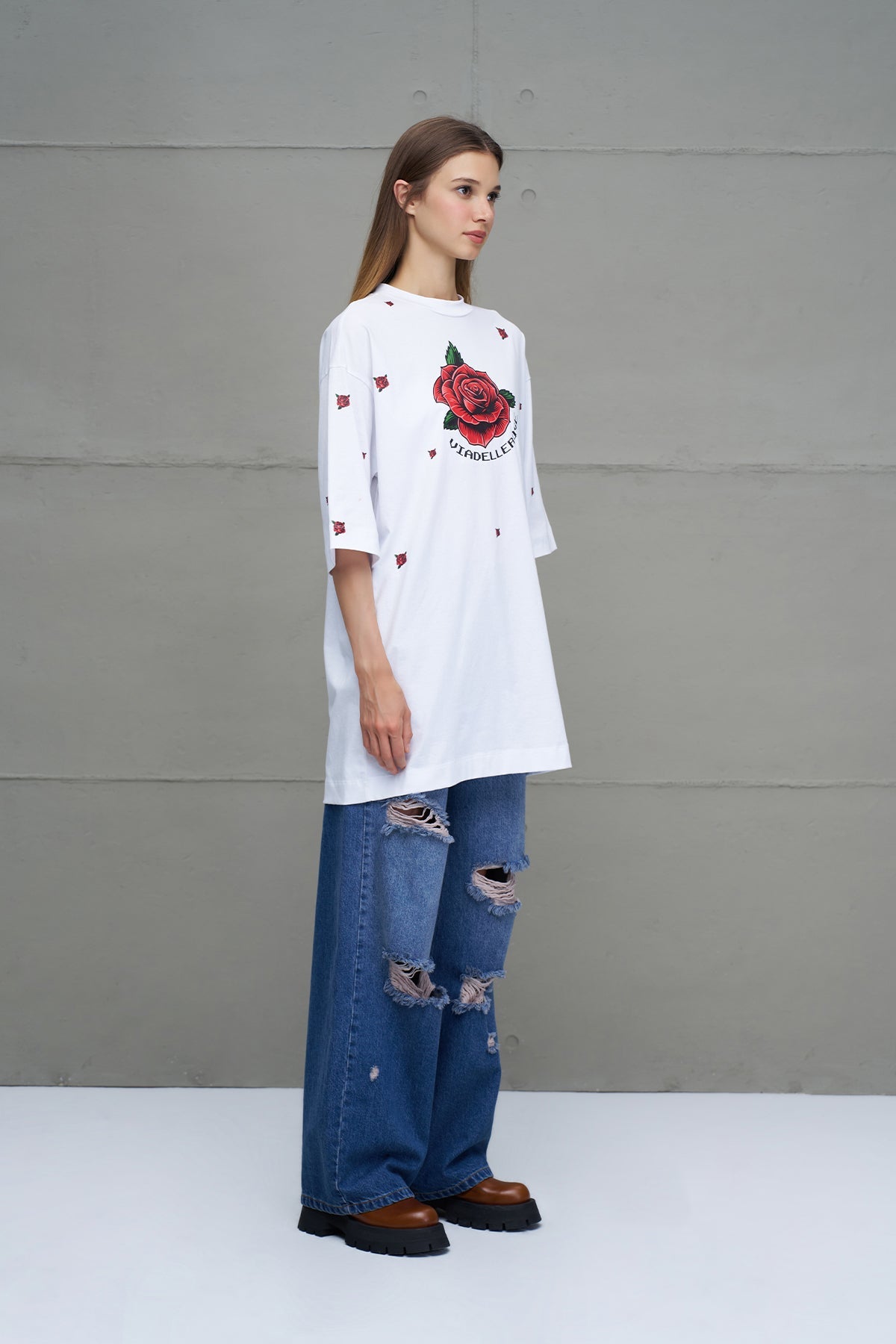 White Oversize Tunic 18244