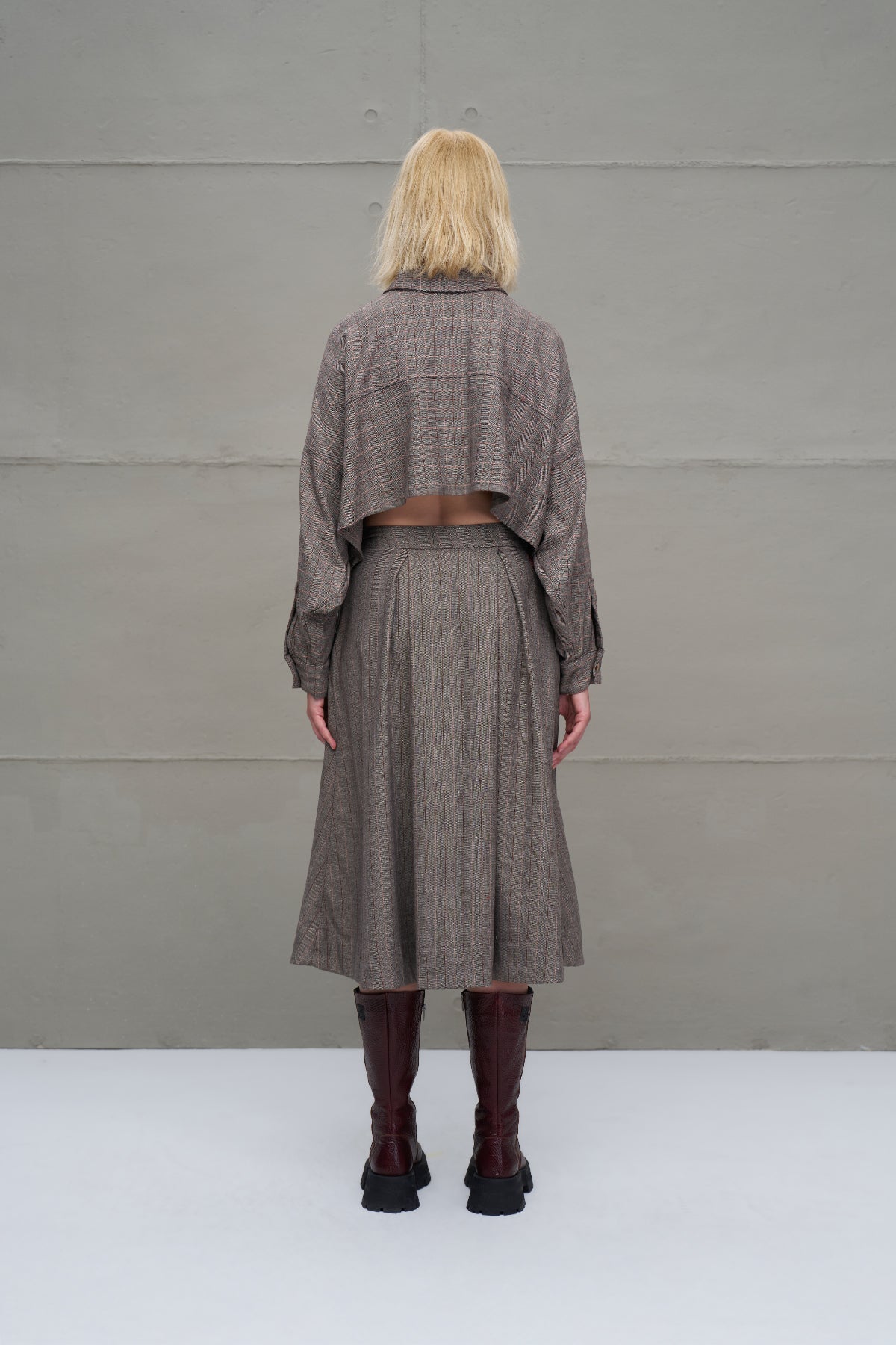 Mink Front Longer Back Short Shirt 18255