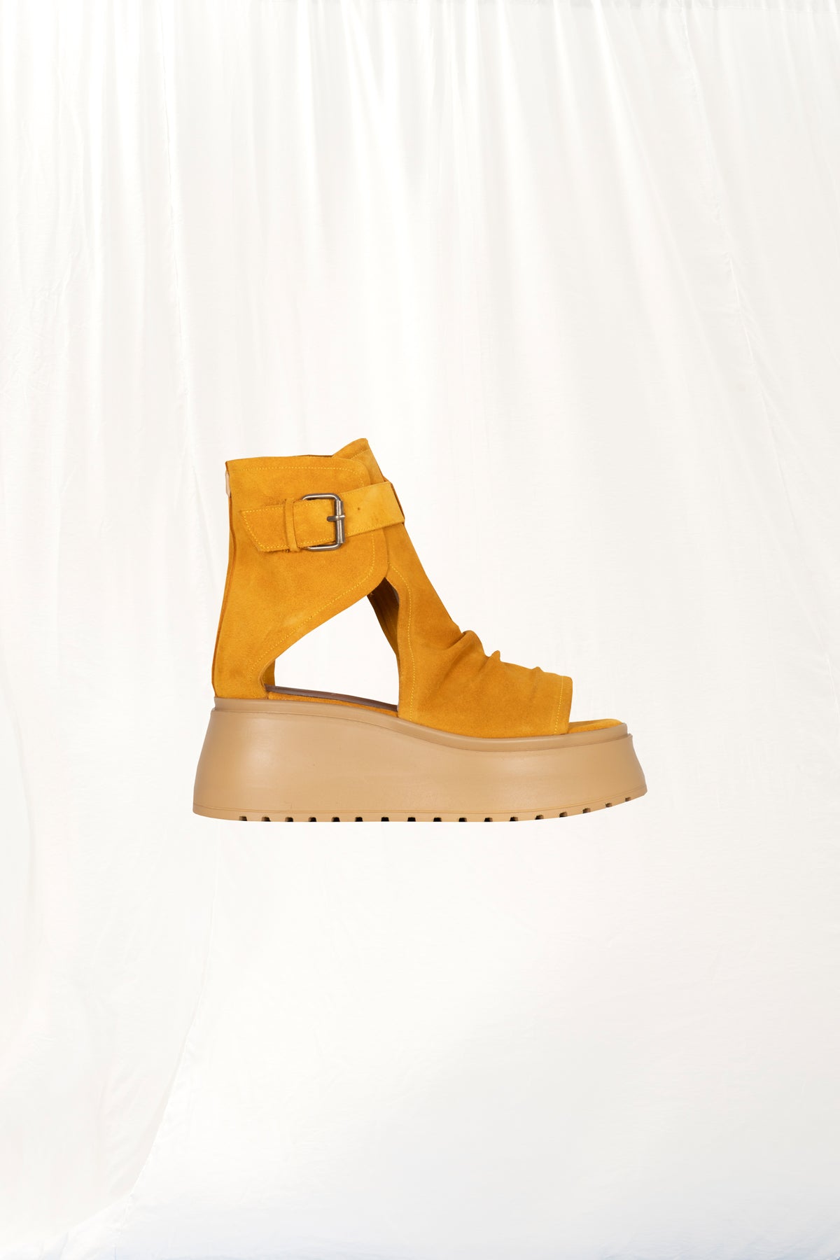 Mustard Sandals Cross