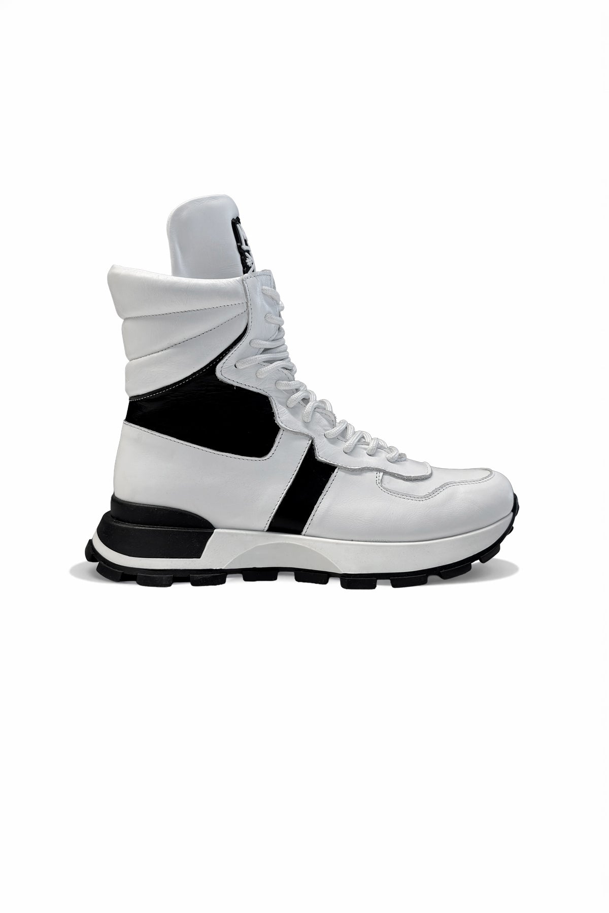 White Black Boots Tina4