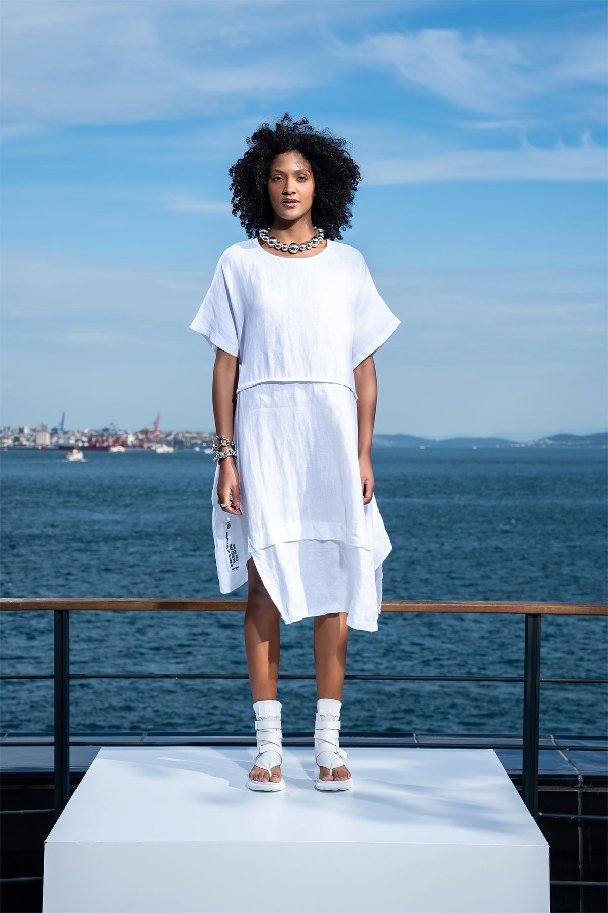 Bianco Dress 15386