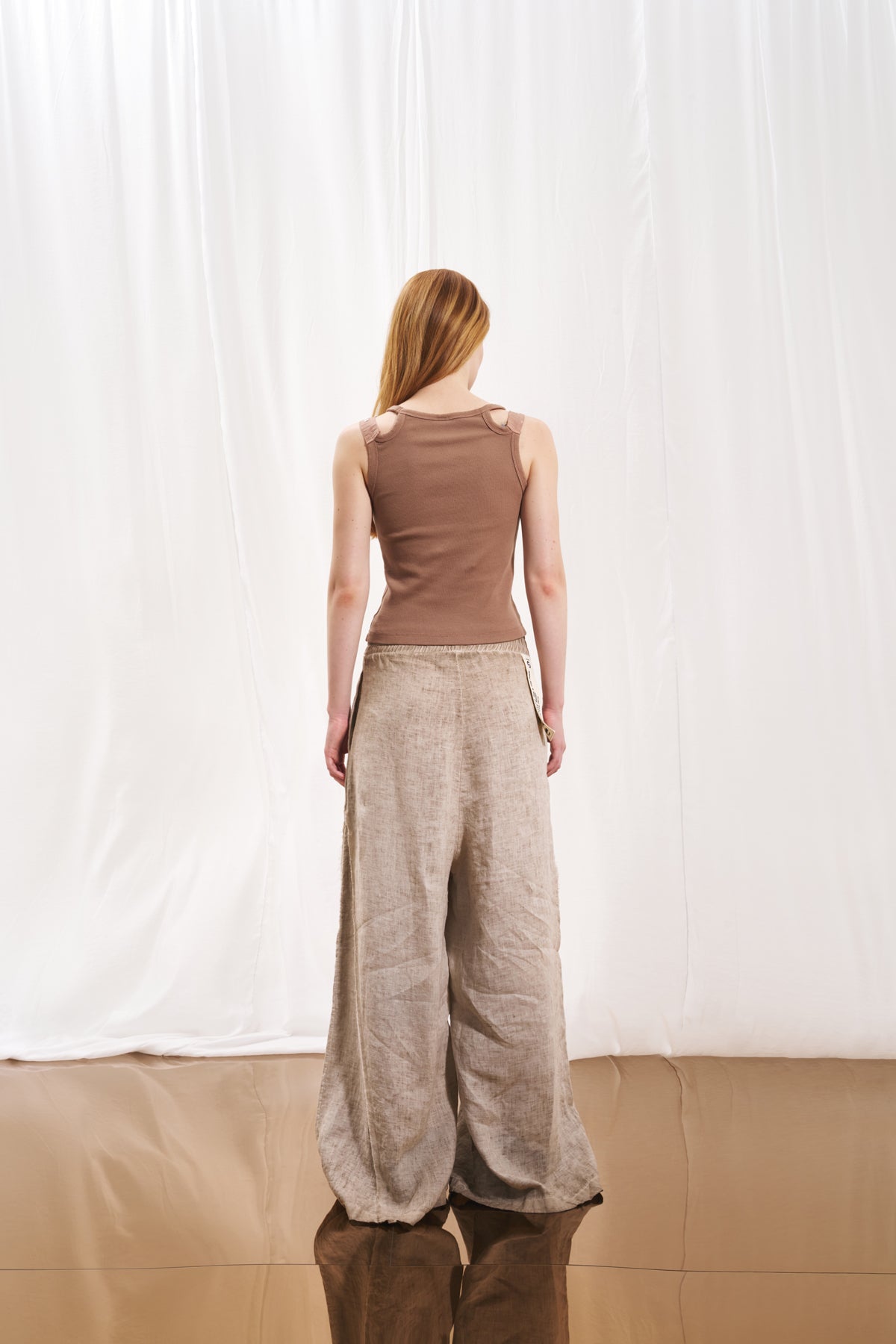 Mink Ribbed Tank Top 17019