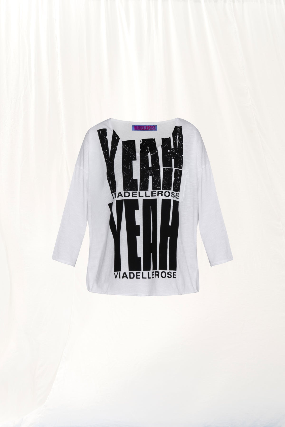 White Print T-shirt 17082