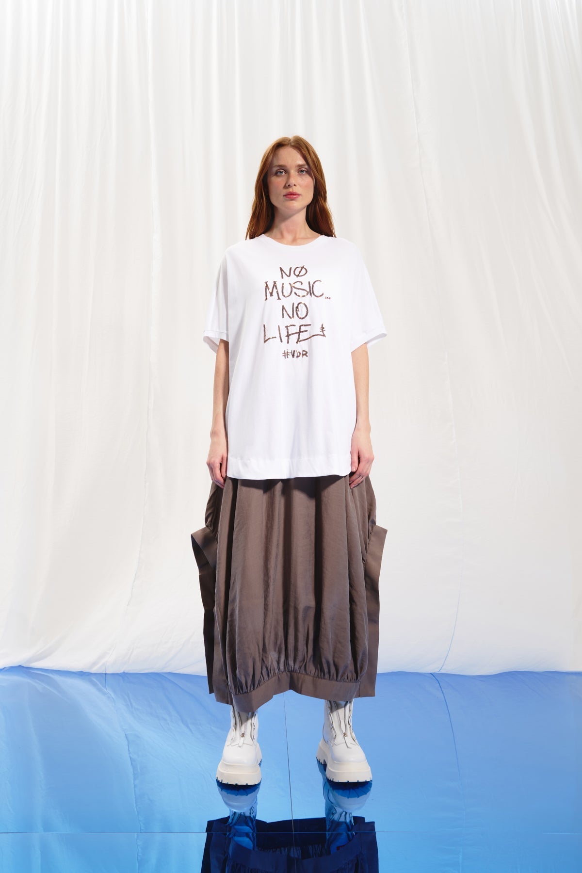 White Sequin T-shirt 17153