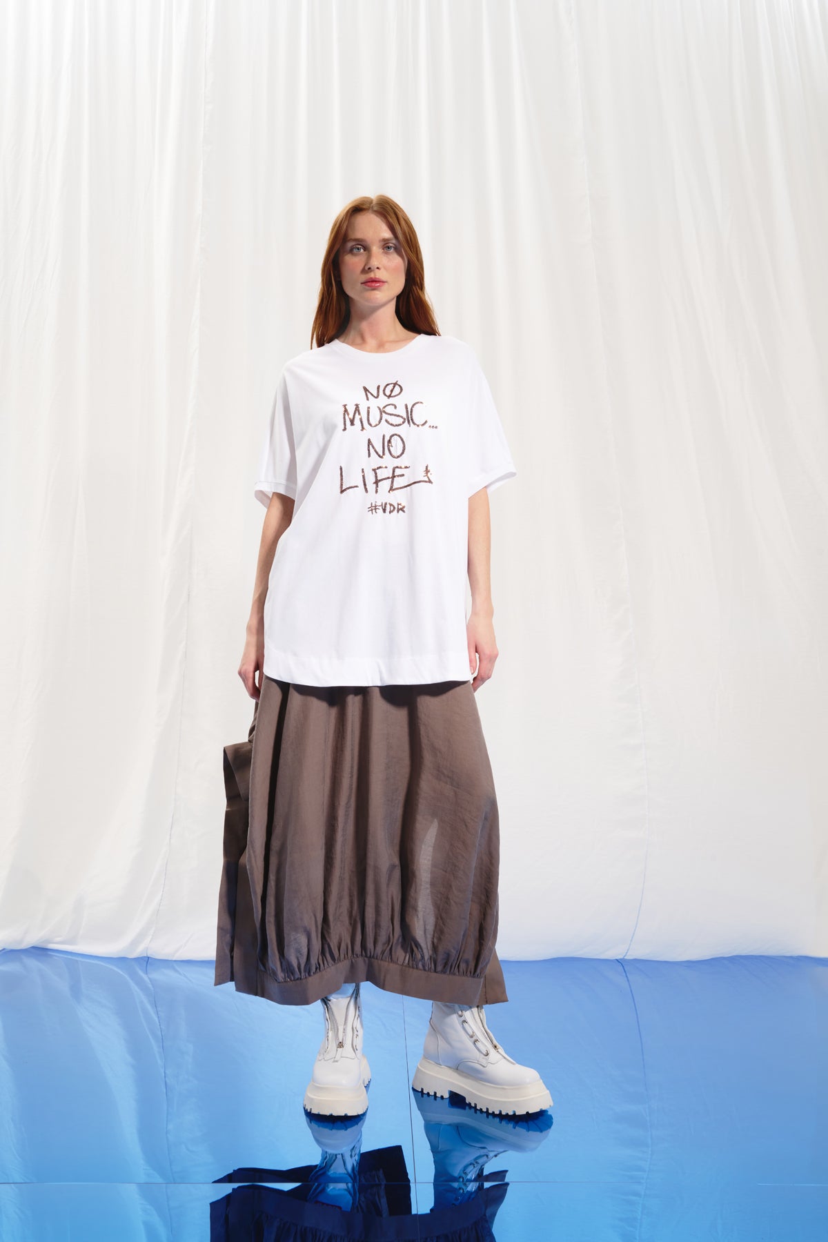 White Sequin T-shirt 17153