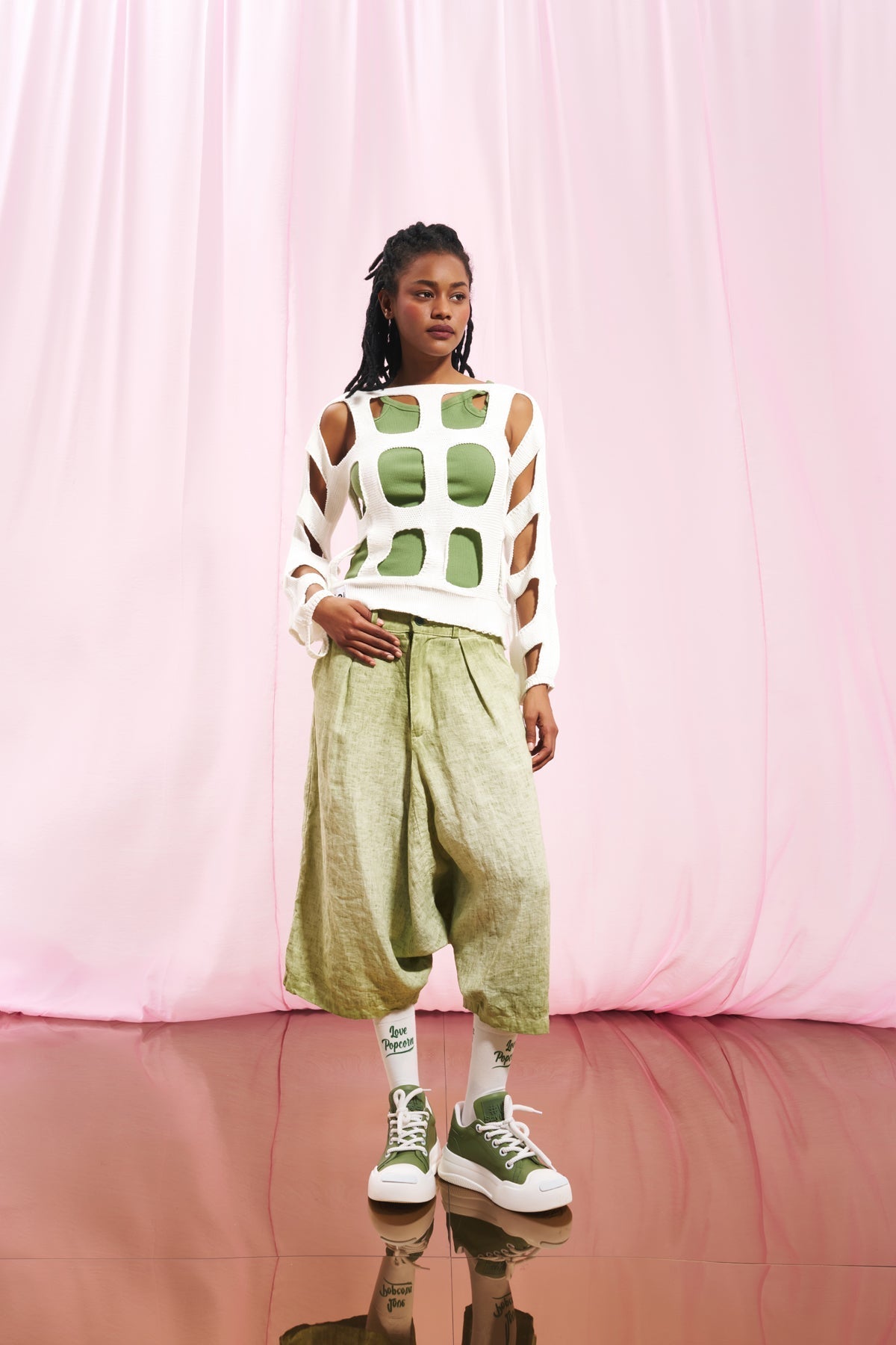Off White Knit Sweater 17168