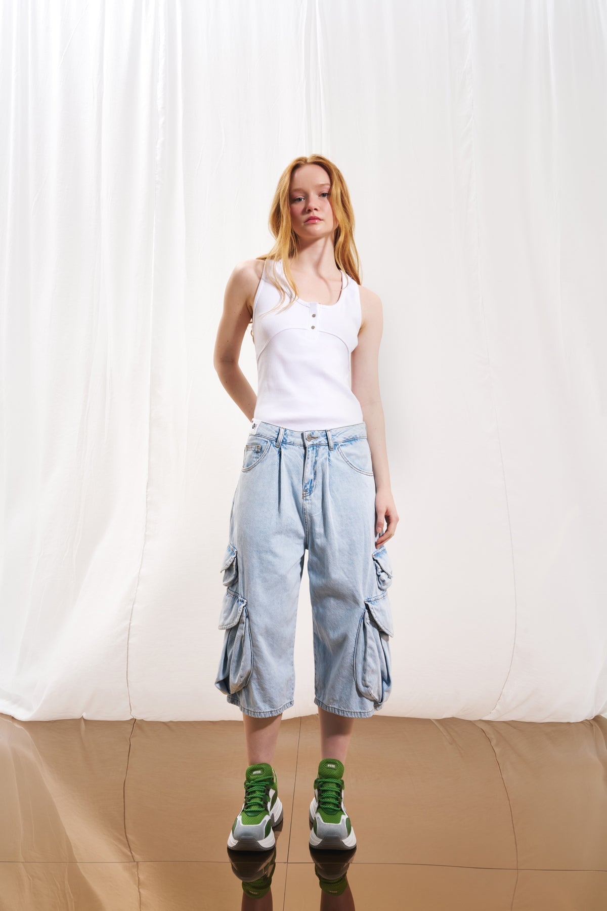 White Tank Top 17346