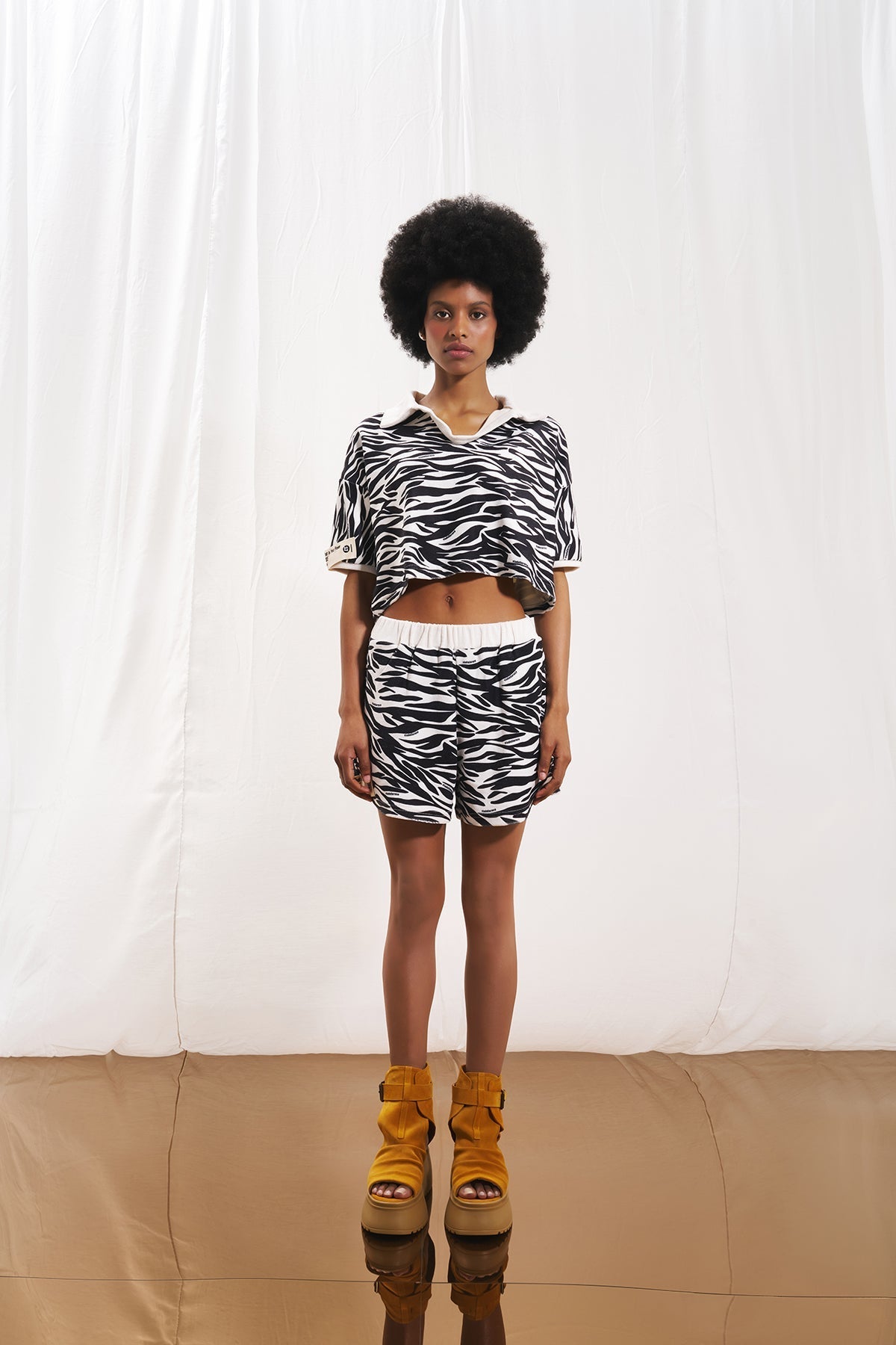 Black Off White Polo T-shirt 17348