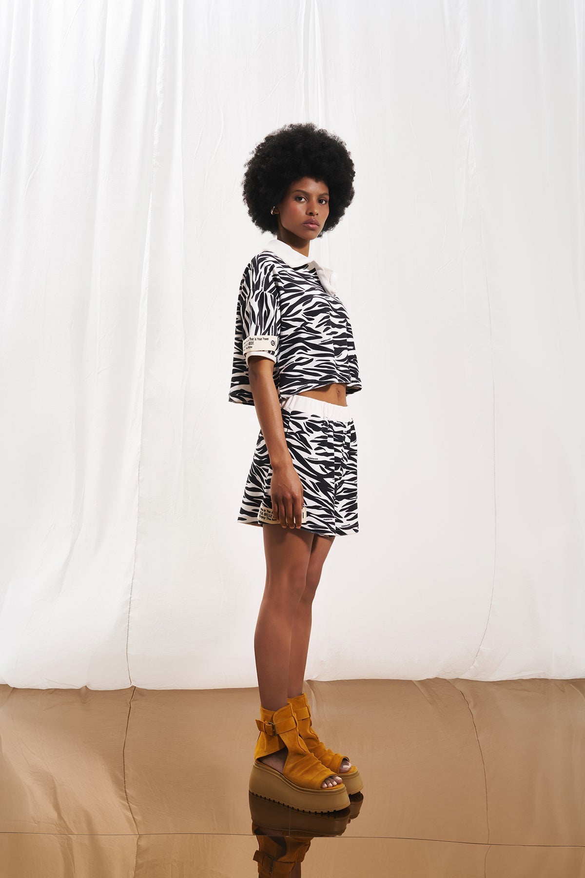 Black Off White Polo T-shirt 17348