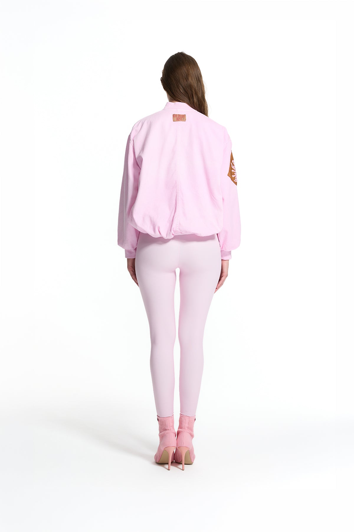 Pink Corset Waist Leggings 19114