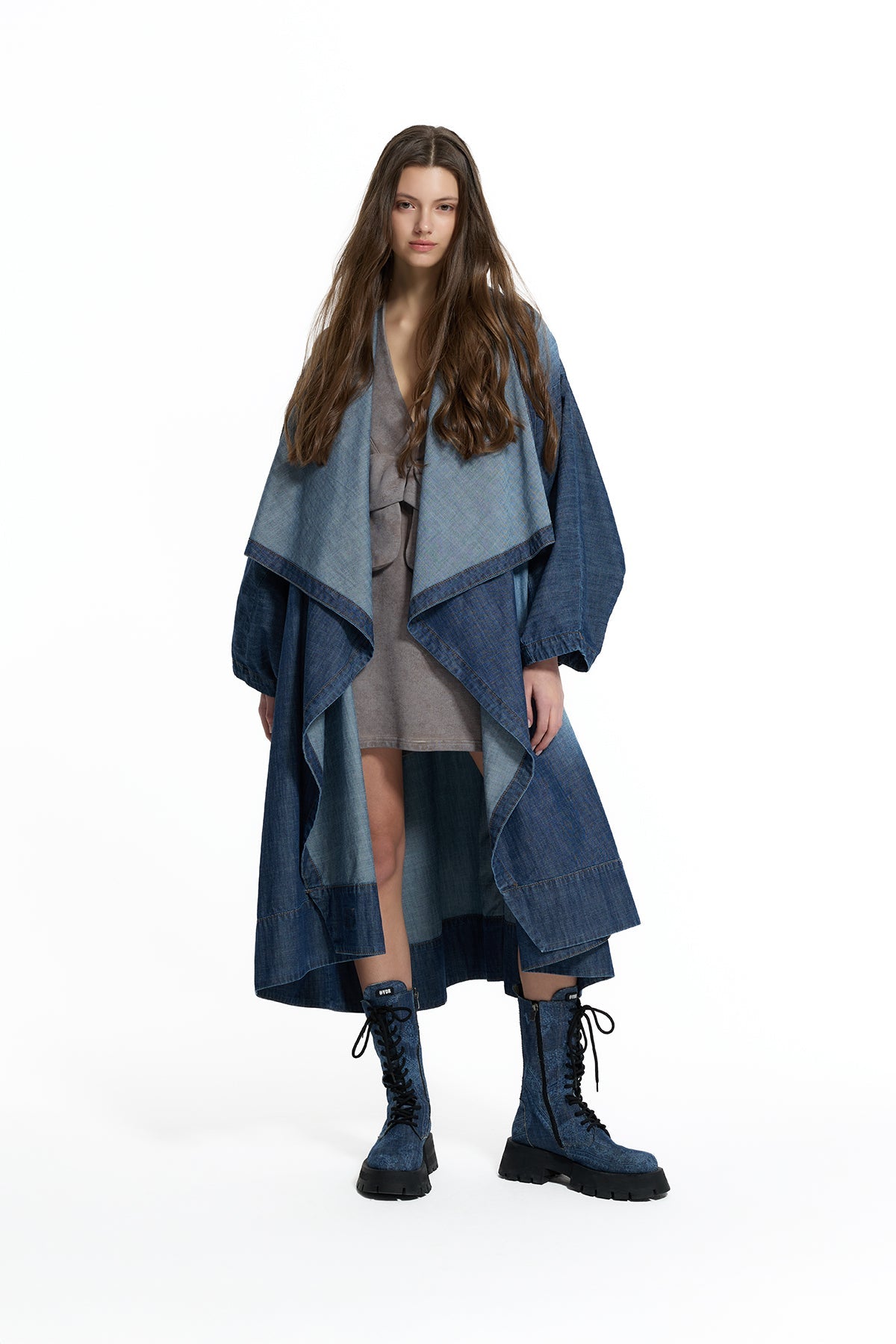 Dark Blue Trench Coat 19204