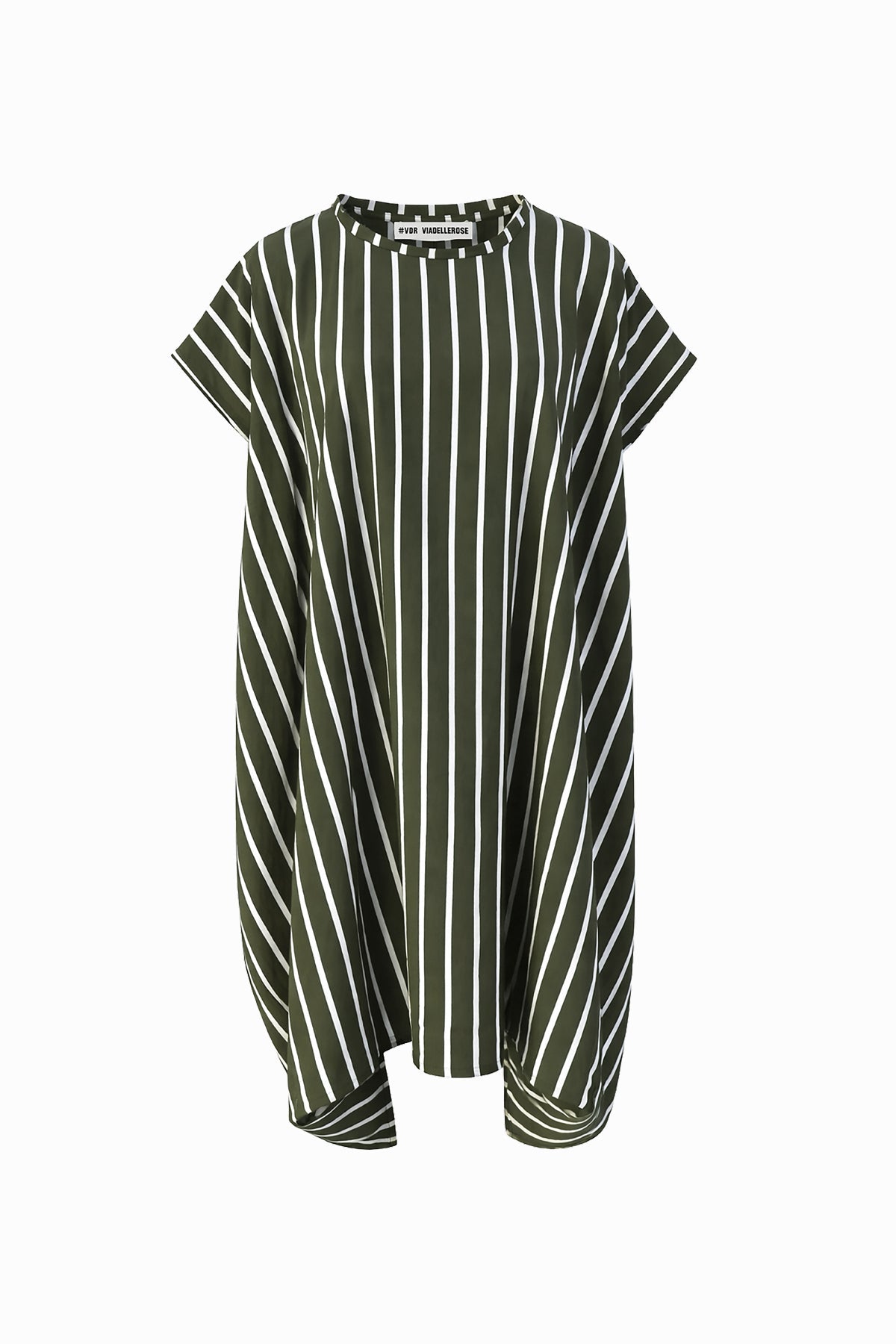 Khaki White Dress 19221